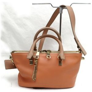 Auth Chloe Baylee Convertable Beige #2488C21